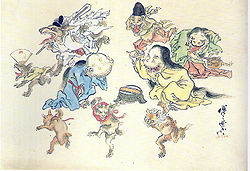 日本の波浪印(江戸時代後期)